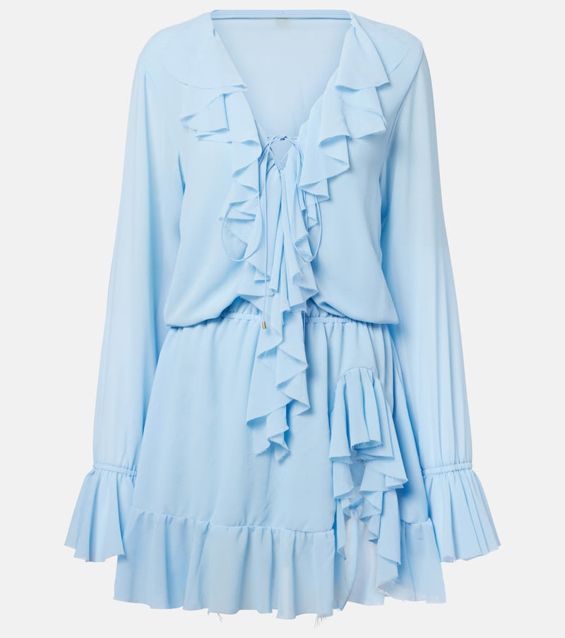 Bananhot Bellen ruffled minidress