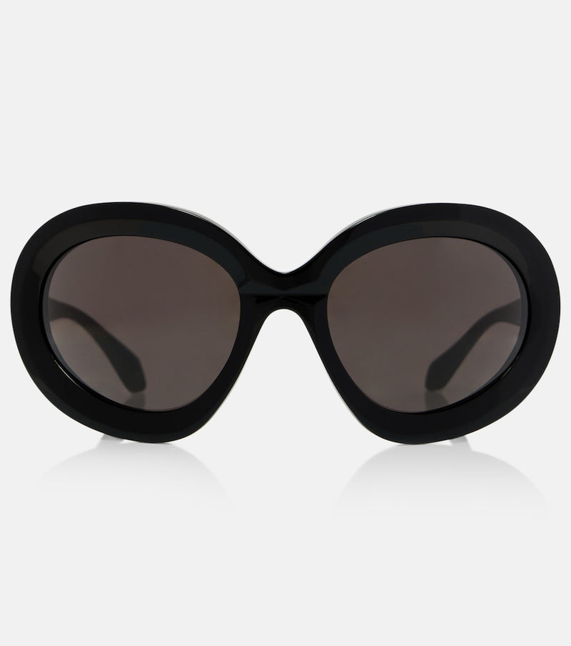 Alaia Logo oversized sunglasses
