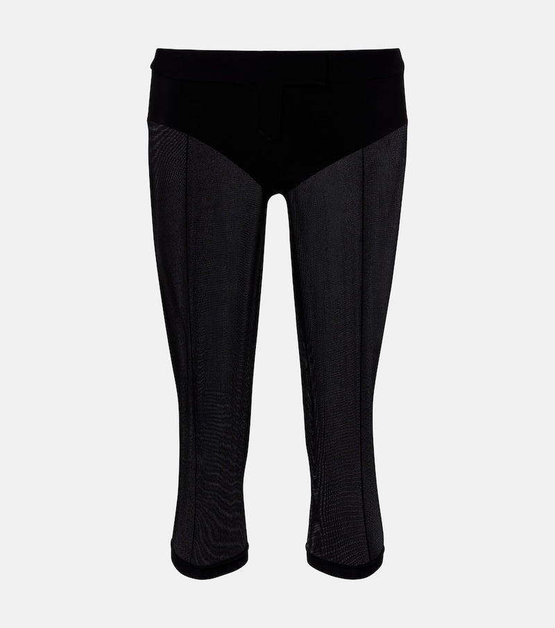 Magda Butrym Skinny capri pants and briefs set