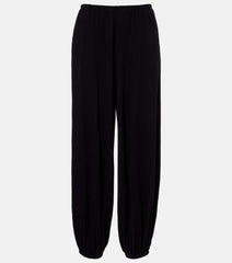 The Row Fiamma cotton, cashmere, and silk sweatpants
