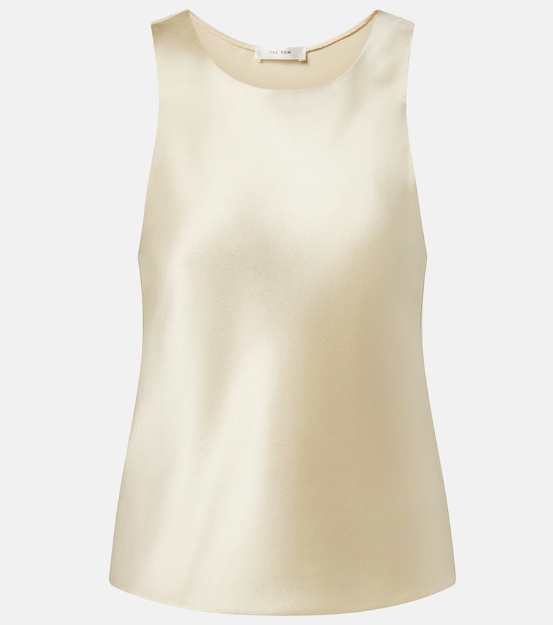 The Row Silk satin top
