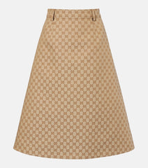 Gucci GG Canvas midi skirt