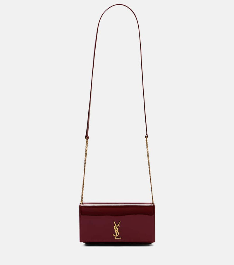 Saint Laurent Cassandre leather phone holder