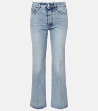Toteme Kick cropped flared jeans