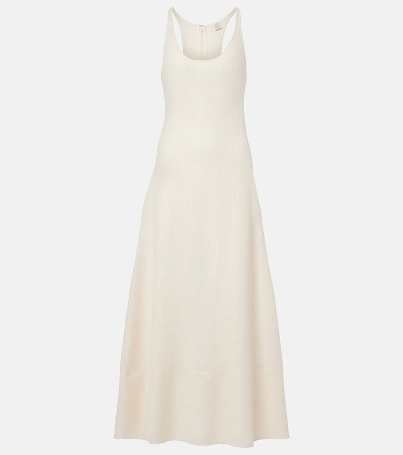 Toteme Cotton tweed maxi dress
