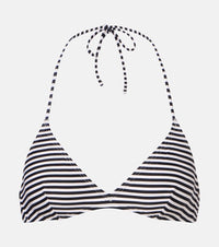 Nili Lotan Striped bikini top