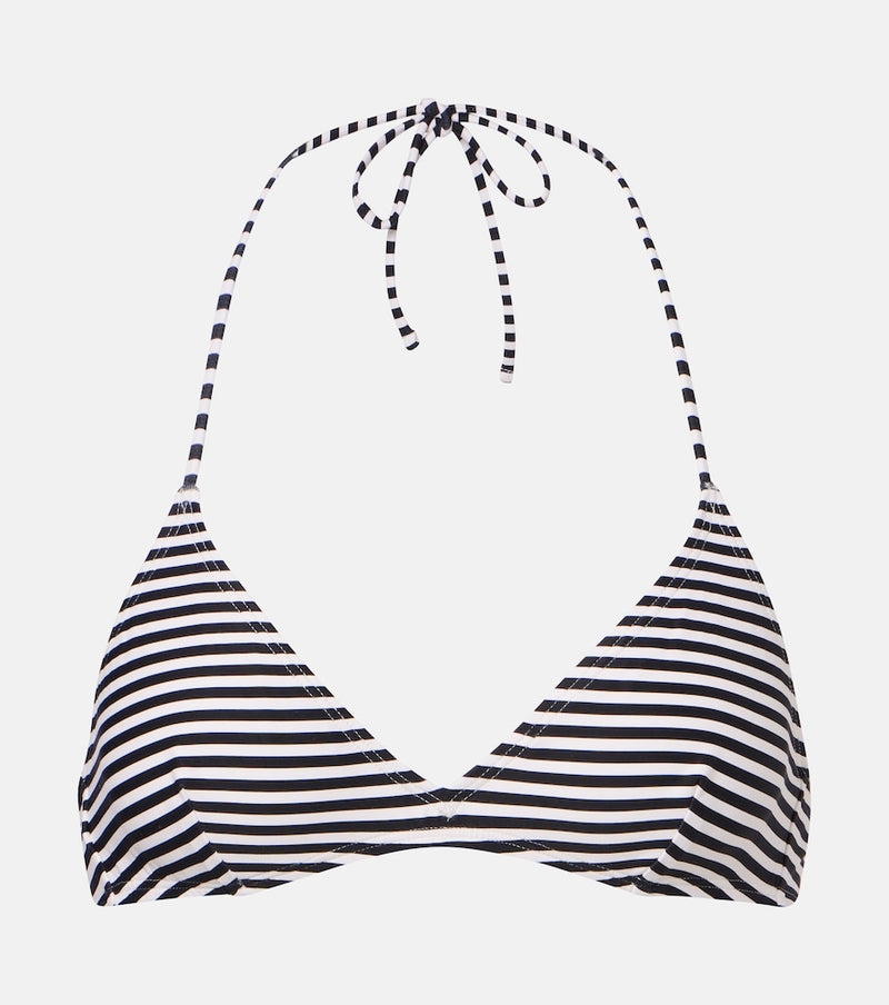 Nili Lotan Striped bikini top