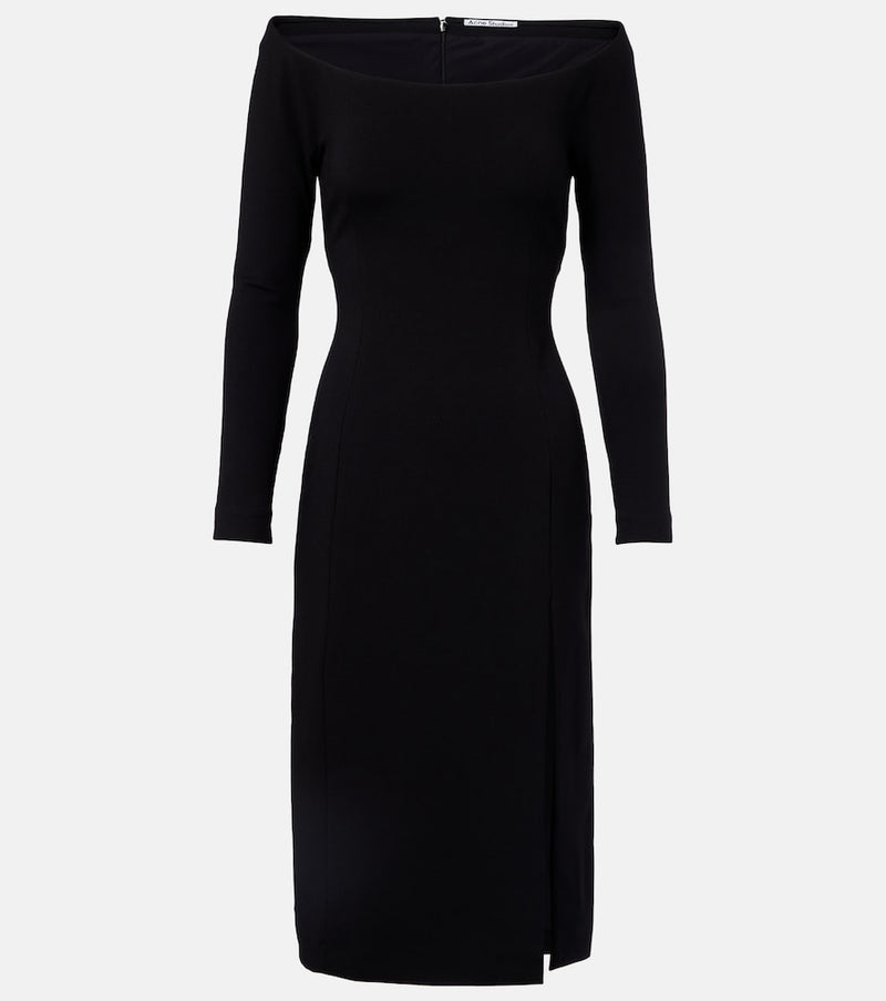 Acne Studios Off-shoulder midi dress