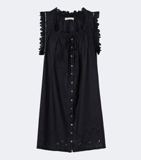 Doen Nessie broderie anglaise cotton minidress