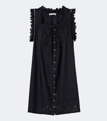 Doen Nessie broderie anglaise cotton minidress