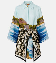 Farm Rio Copacabana linen shirt dress