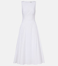 Staud Gwen cotton poplin midi dress