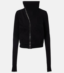 Rick Owens Belted cotton jersey sweatshirt