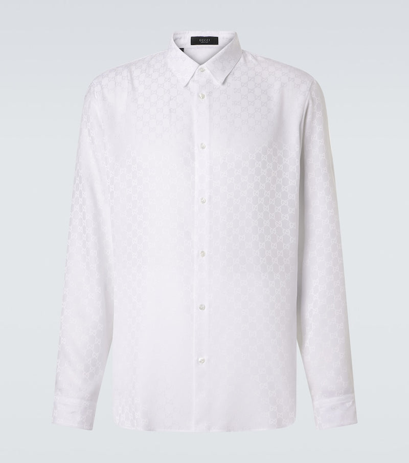 Gucci GG silk jacquard shirt