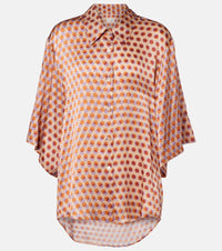 Dries Van Noten Polka-dot silk shirt