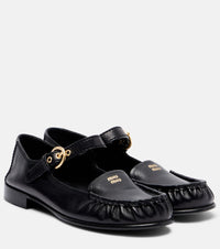 Miu Miu Leather loafers