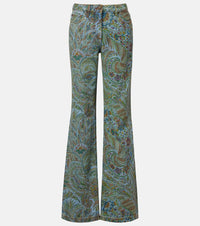 Etro Paisley flared jeans