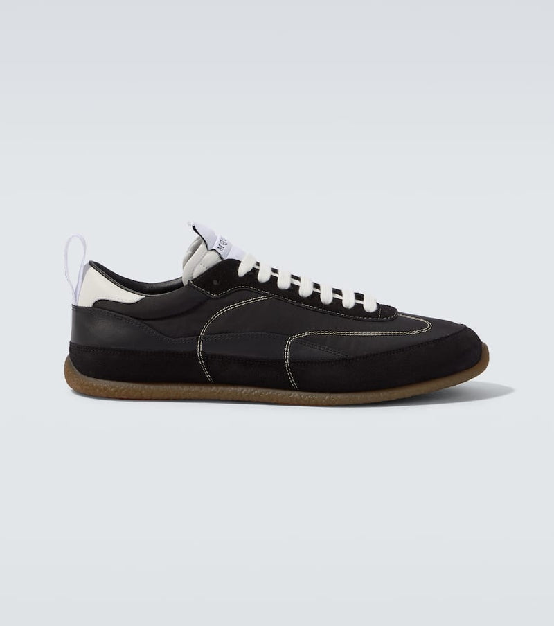 McQueen EC1 suede-trimmed sneakers