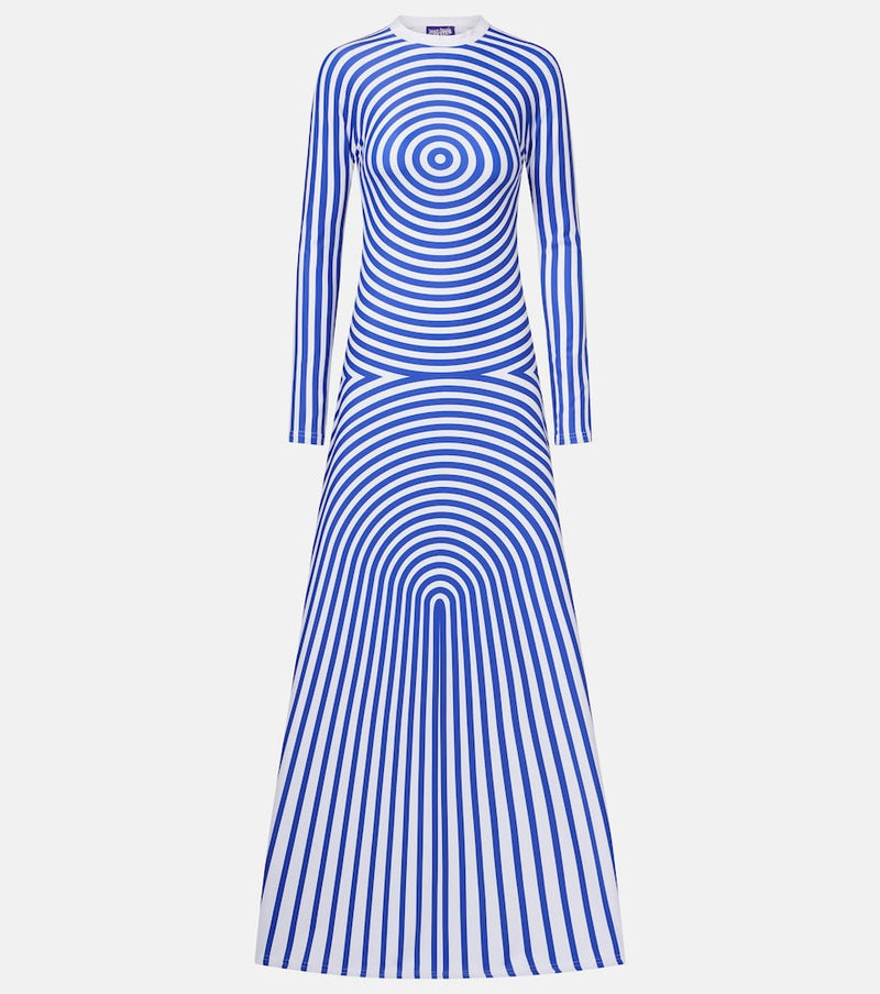 Jean Paul Gaultier Printed jersey maxi dress