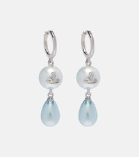 Vivienne Westwood Orb embellished drop earrings