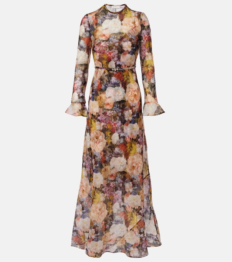 Zimmermann Alchemy belted floral maxi dress