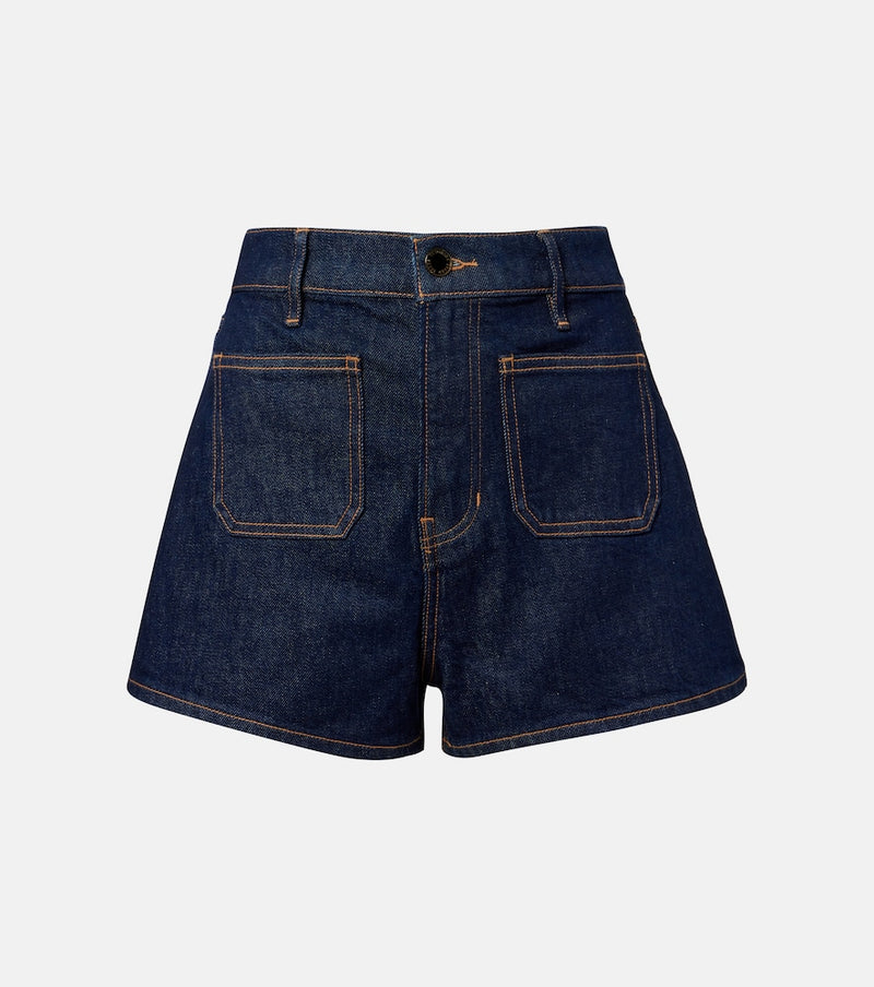 Veronica Beard Elijah denim shorts