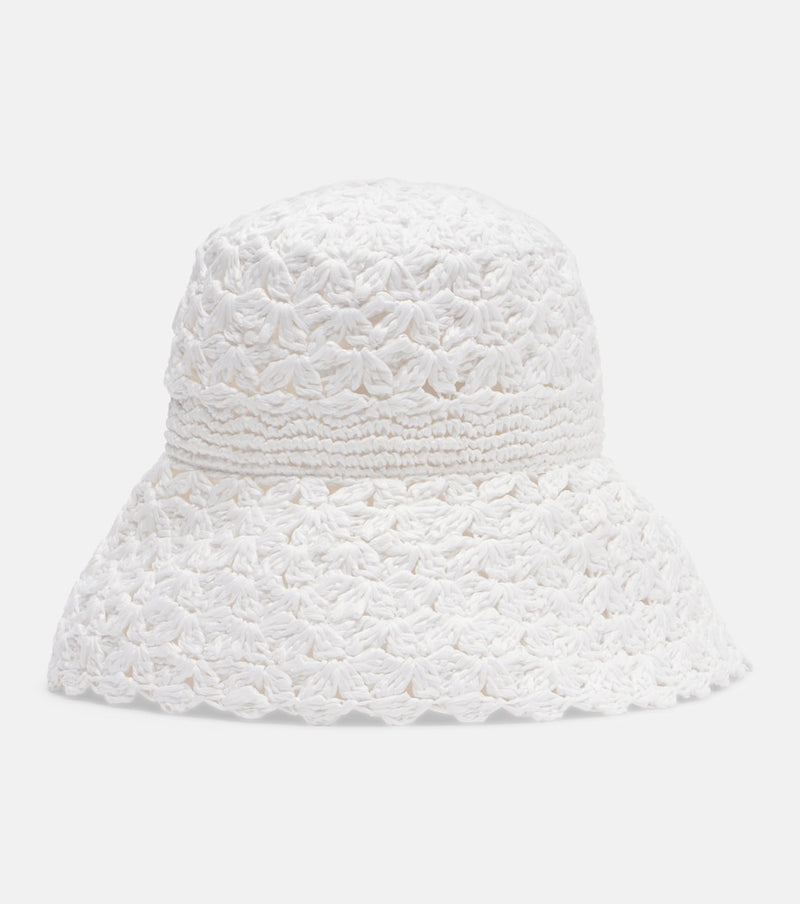 Aquazzura Crochet bucket hat