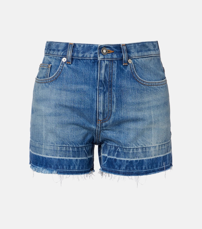 Givenchy Mid-rise denim shorts