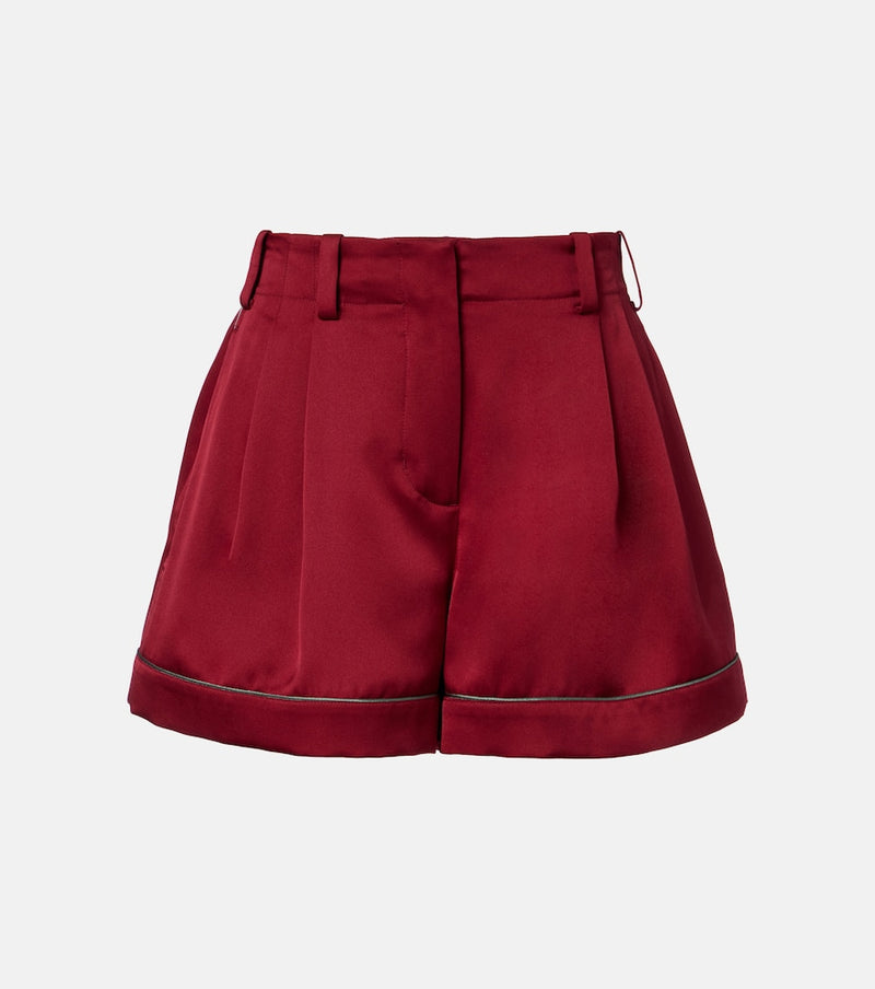 Givenchy Silk satin shorts