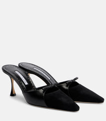 Manolo Blahnik Tapidpla leather mules