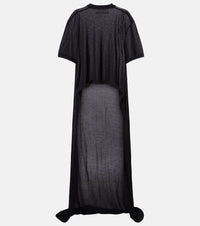 Balenciaga Draped cotton jersey T-shirt