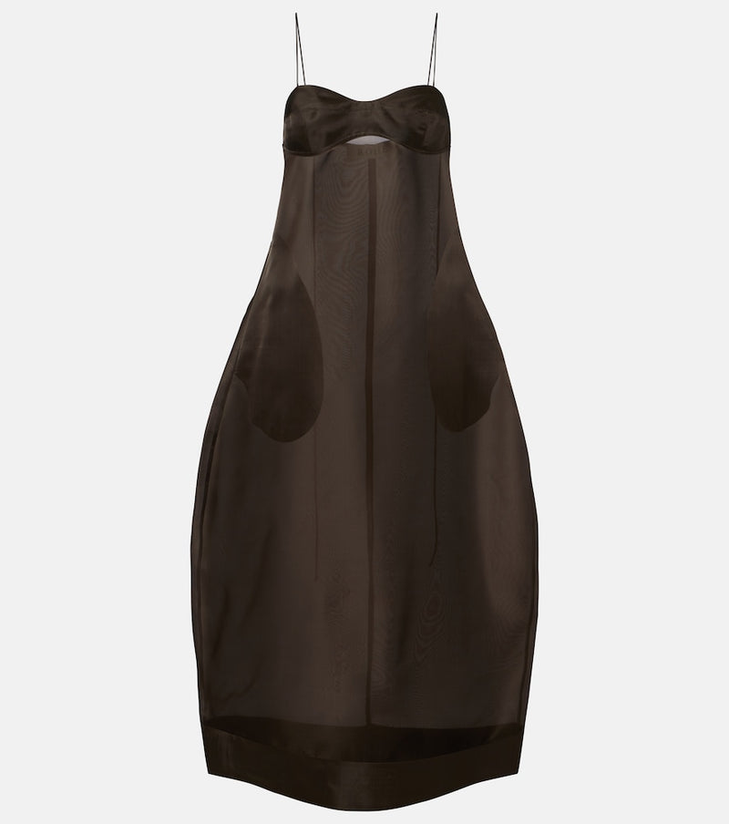 Rohe Silk organza midi dress
