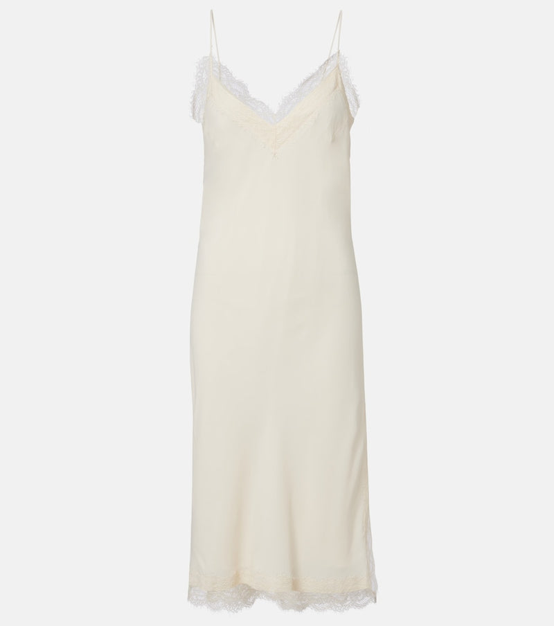 Rohe Lace-trimmed slip dress