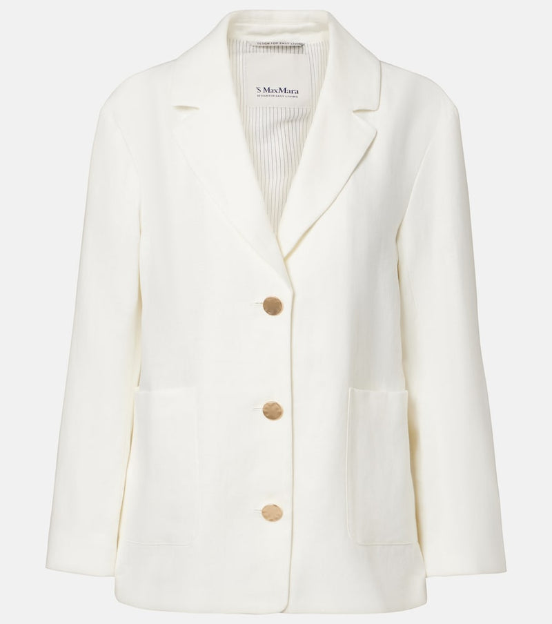 S Max Mara Carlotta linen blazer