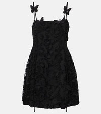 Blumarine Embroidered lace minidress
