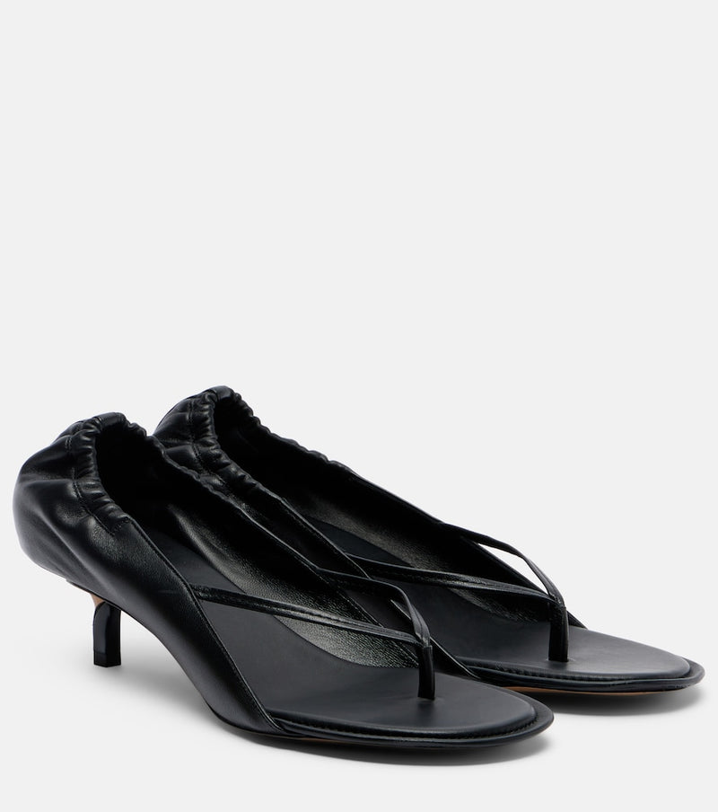 Jacquemus Leather thong sandals