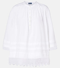 Polo Ralph Lauren Broderie anglaise cotton poplin shirt