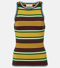 Alemais Clover knitted striped tank top