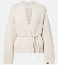 Extreme Cashmere N°384 Ginza cashmere wrap cardigan