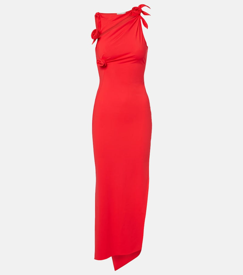 coperni floral applique cut out dress Coperni Floral-appliqu cutout maxi dress Coperni