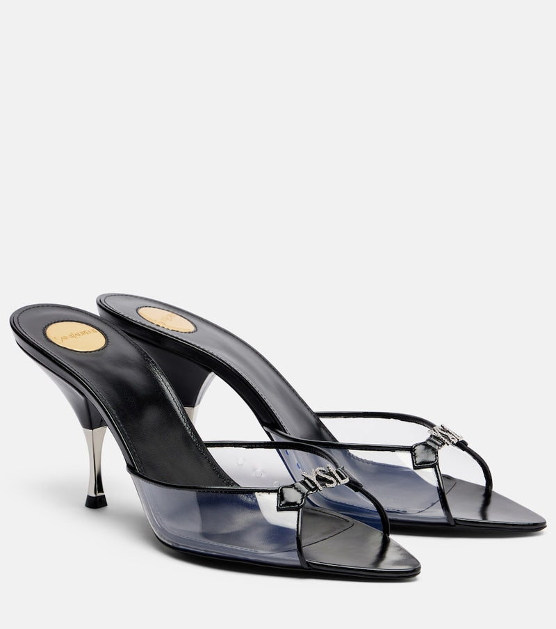 Saint Laurent Jerry crystal-embellished mules