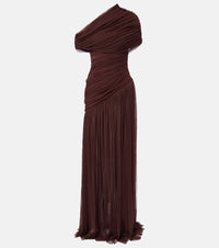 De La Vali Himala gathered tulle gown