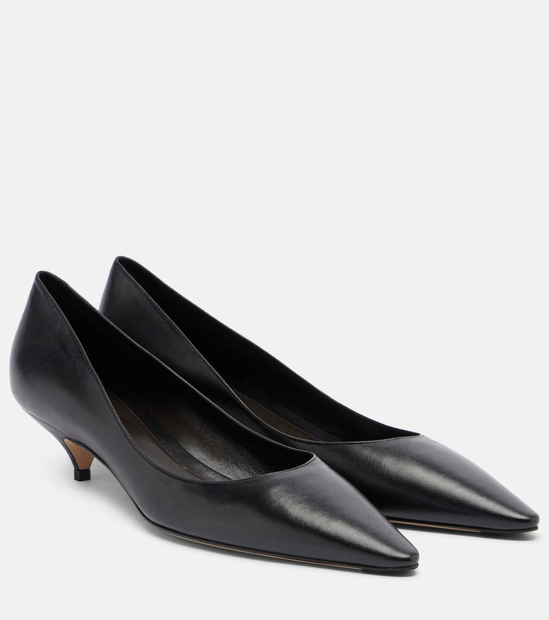 The Row Liisa Two leather pumps