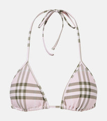 Burberry Burberry Check bikini top