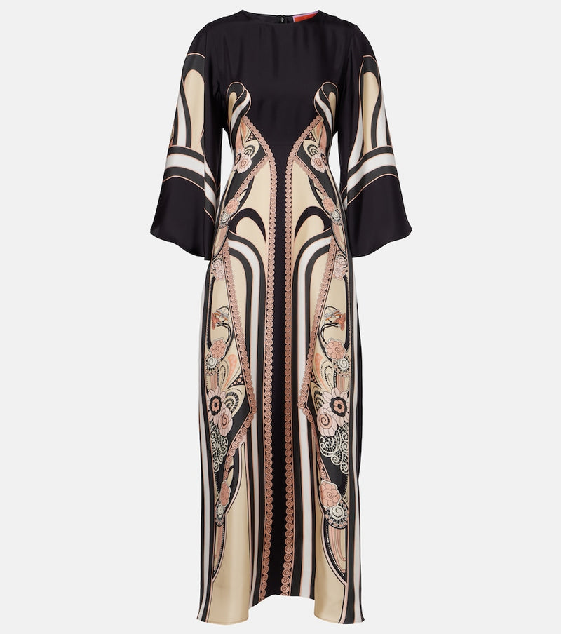 La DoubleJ Sorella printed silk maxi dress