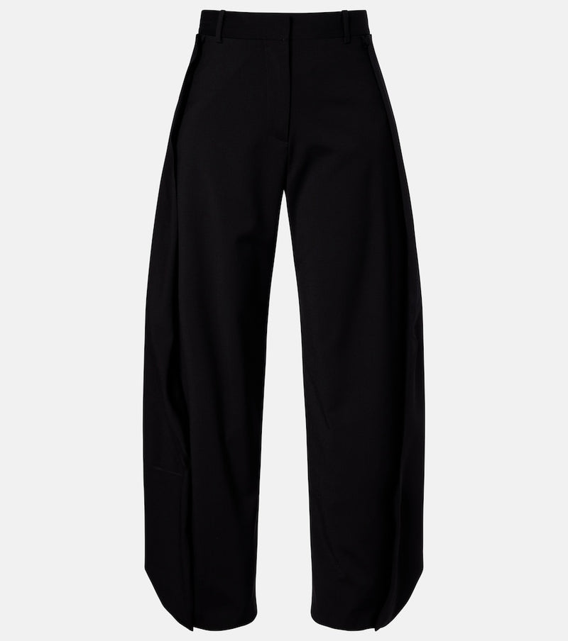 Loewe Draped wool wide-leg pants