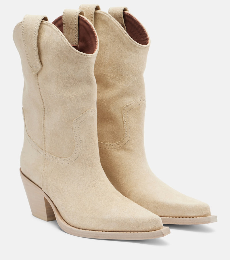 Paris Texas Dakota suede ankle boots