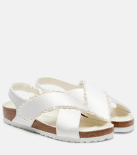 Birkenstock 1774 x Danielle Frankel Tulum embellished satin sandals
