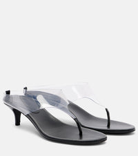 Magda Butrym Leather and PVC thong sandals