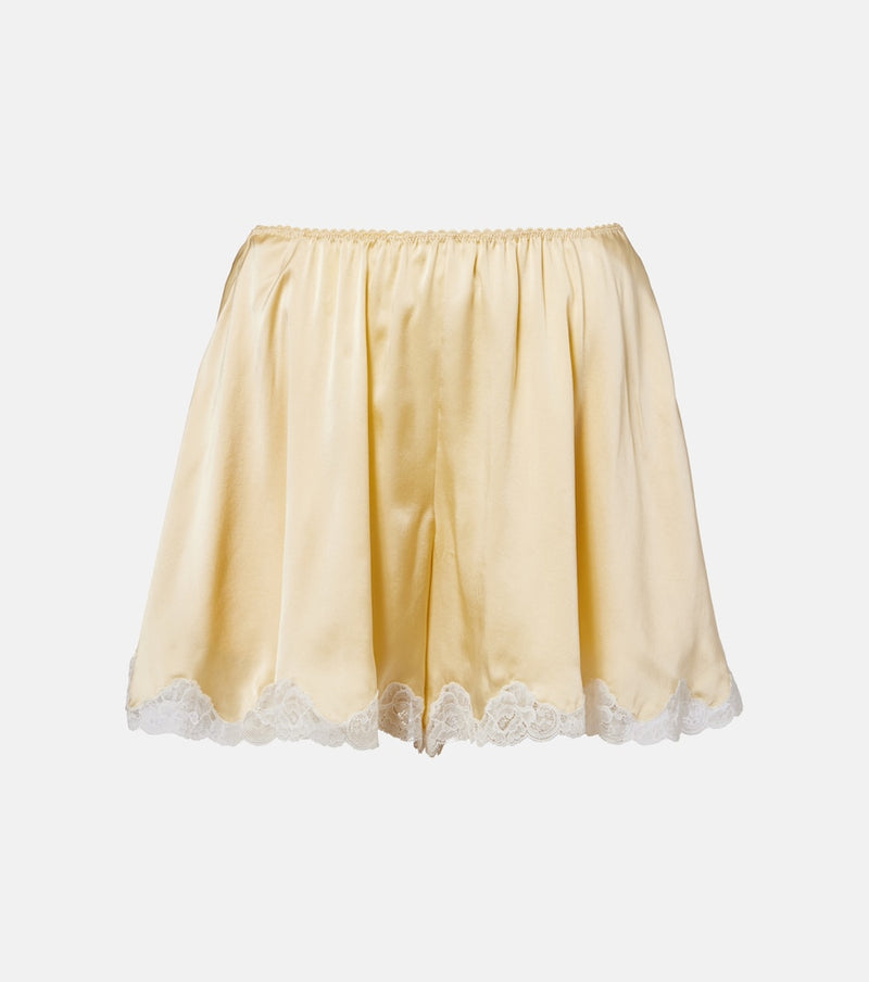 Chloe Silk satin shorts